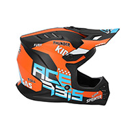 Acerbis プロファイル ジュニア ヘルメット ブラック オレンジ