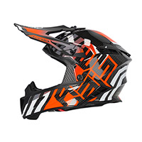 Acerbis Steel Carbon 2206 Helmet Black Orange Fluo - 3