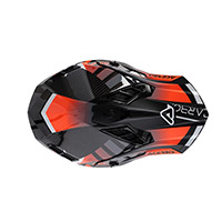 Acerbis スチール カーボン 2206 ヘルメット ブラック オレンジ フルオ - 4