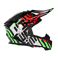 Acerbis Steel Carbon 2206 Helmet Green Red