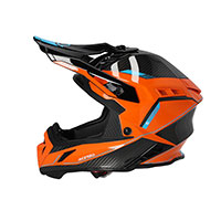 Acerbis Steel Carbon 2206 Helmet Orange Black - 3