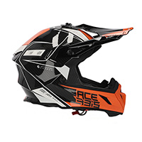Acerbis Steel Carbon Helmet White Orange