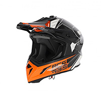 Acerbis Steel Carbon Helmet White Orange
