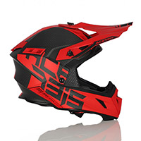 Acerbis Steel Carbon Helmet Red
