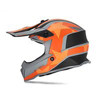 Acerbis Steel Junior Helm schwarz orange - 3