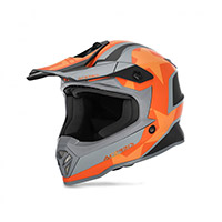 Acerbis Steel Junior Helmet Black Orange Kid