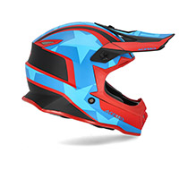 Casque Acerbis Steel Junior Rouge Bleu