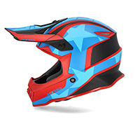 Acerbis Steel Junior Helmet Red Blue - 3