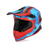 Acerbis Steel Junior Helmet Red Blue