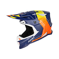 Acerbis T711 Helm orange fluo schwarz
