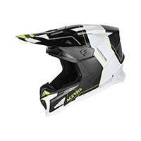 Acerbis T711 Helm orange fluo schwarz