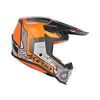 Casque Acerbis Whoops gris orange - 2