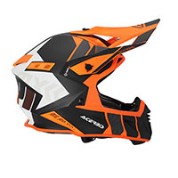 Acerbis X-track 2206 Helmet Orange Fluo Black