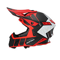 Casco Acerbis X-Track 2206 negro rojo - 3