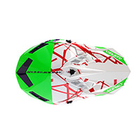 Acerbis X-Track 2206 ヘルメット グリーン ホワイト - 3