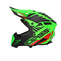 Casco Acerbis X-track 2206 Verde Fluo Nero - img 2