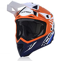Acerbis X Track Vtr Helmet Orange Blue
