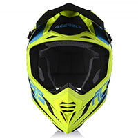 Acerbis X Track Vtr Helmet Ligth Blue Yellow
