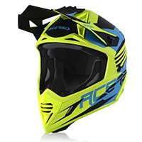 Acerbis X Track Vtr Helmet Ligth Blue Yellow