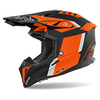 Casco Airoh Aviator 3 Glory naranja opaco