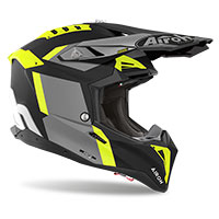 Casco Airoh Aviator 3 Glory Giallo Opaco - img 2