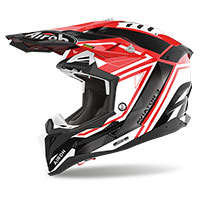 Casco Airoh Aviator 3 League rojo