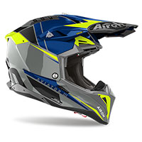 Casco Airoh Aviator 3 Push azul