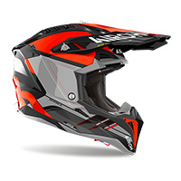 Casco Airoh Aviator 3 Saber Arancio - img 2