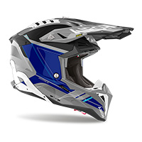 Casco Airoh Aviator 3 Saber azul - 2