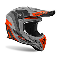 Casco Airoh Aviator Ace 2 Ground Arancio Opaco - img 2