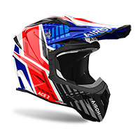 Casco Airoh Aviator Ace 2 Proud azul rojo