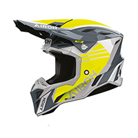 Airoh Aviator Factory Atlan Helmet グレー イエロー
