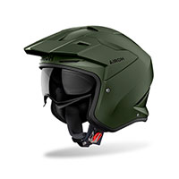 Casque Airoh Kombakt Color Vert Military Mat