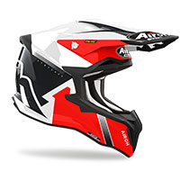 Casco Airoh Strycker Blazer rojo brillo