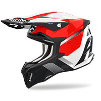 Casco Airoh Strycker Blazer rojo brillo