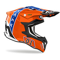 Casco Airoh Strycker Hazzard brillo