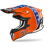 Casco Airoh Strycker Hazzard lucido