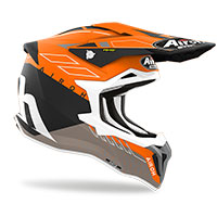 Casque Airoh Strycker Skin orange mat - 2