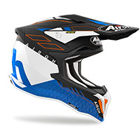 Casco Airoh Strycker Skin azul opaco