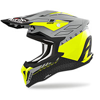 Casque Airoh Strycker Skin Jaune Mat