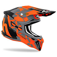 Casco Airoh Strycker XXX naranja opaco - 2