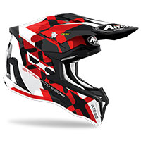 Casco Airoh Strycker Xxx Rosso Lucido