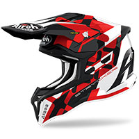 Casco Airoh Strycker Xxx Rosso Lucido