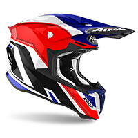 Casco Airoh Twist 2 Shaken azul brillo - 2