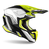 Airoh Twist 2 Shaken Helmet Yellow Gloss