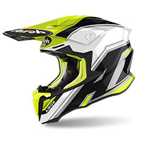 Airoh Twist 2 Shaken Helmet Yellow Gloss