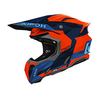 Airoh Twist 3 Fancy Helm blau orange