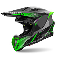 Casque Airoh Twist 3 Shard vert