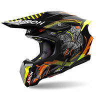 Casco Airoh Twist 3 Toxic lucido