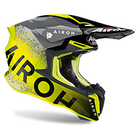 Airoh Twist 2 Bit Helmet Yellow Gloss